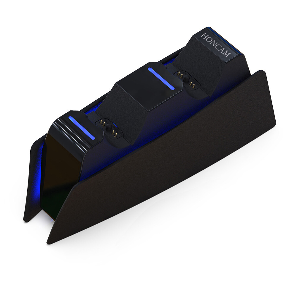 Wireless Controller Dual Charger for PS5 Gamepad Desktop Charging Cradle