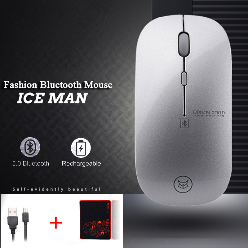 Chuột bluetooth, chuột không dây có thể sạc lại cho windows / macos / ios / android, chuột không dây bluetooth cho máy tính xách tay / pc / mac / ipad pro / máy tính / điện thoại di động