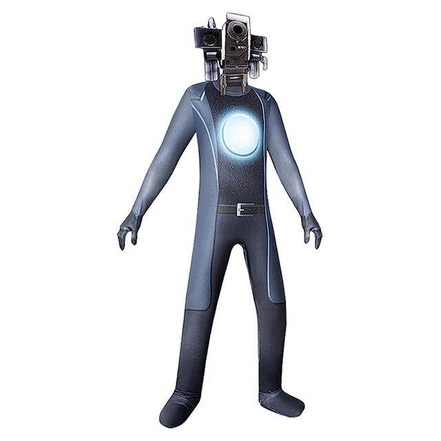 25im3889 Skibidi Toilet Costume Game Speaker TV Costumes Bodysuit Jumpsuit Cainival for Men