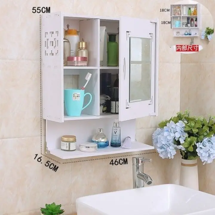 Free Wall Perforated Mounted Bathroom Mirror Cabinet Separate Vanity Toilet Shelf Lazada Singapore - Wall Mounted Bathroom Sink Shelf Free Wall Perforated Mounted Bathroom Mirror Cabinet Separate Vanity Toilet Shelf Lazada Singapore - Wall Mounted Bathroom Sink Shelf