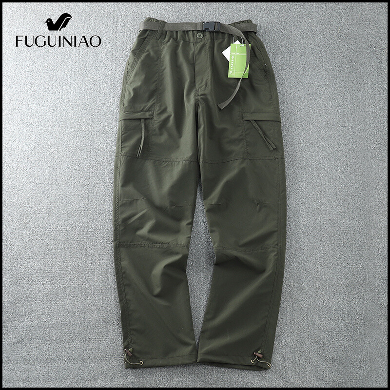 FUGUINIAO Tactical Pants Men Military Waterproof Cargo Mens Joggers Breathable Army Combat Trousers Male Plus Size Work Pants