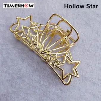 Timeshow 1 Pcs Women Metal Hair Claw Hair Clips Lady Barrette