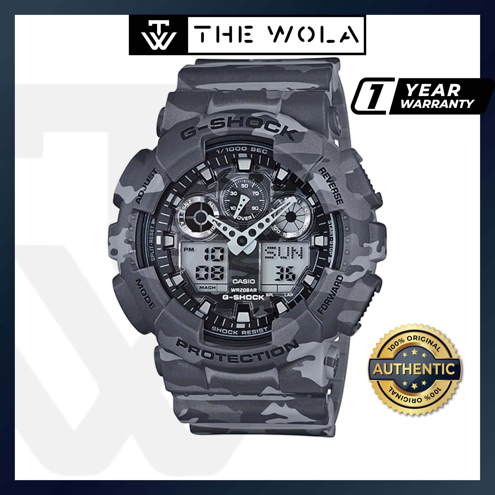 g shock ga 100cm 8a