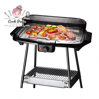 [Cook Pedia] Hanabishi Electric BBQ griller with Stand READY STOCK Gifts for BBQ Lovers/Open House/Family Party