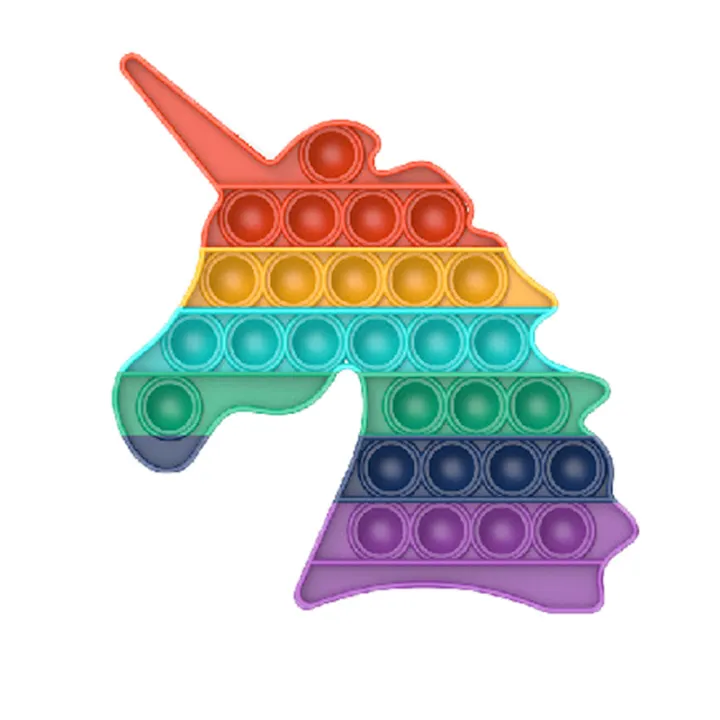 unicorn pop it fidget toy