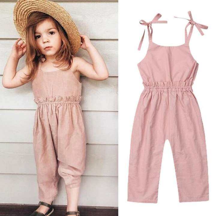 baby girl overall romper