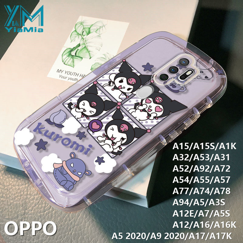 YiaMia เคสโทรศัพท์แฟชั่นน่ารัก Kuromi สำหรับ OPPO A5 2020 A9 2020