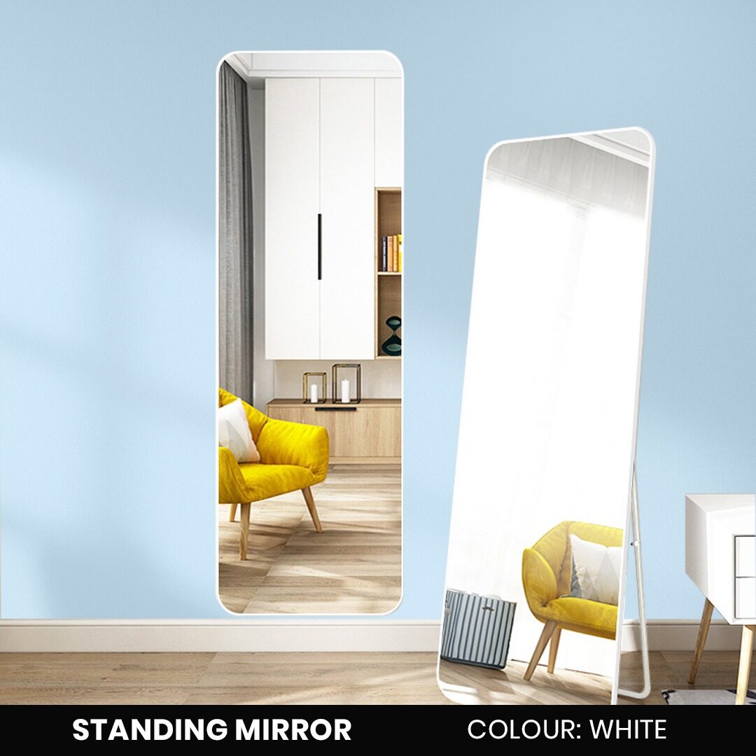 FINSSO !!! Dual Function Mirror Full Length Mirror Floor Standing