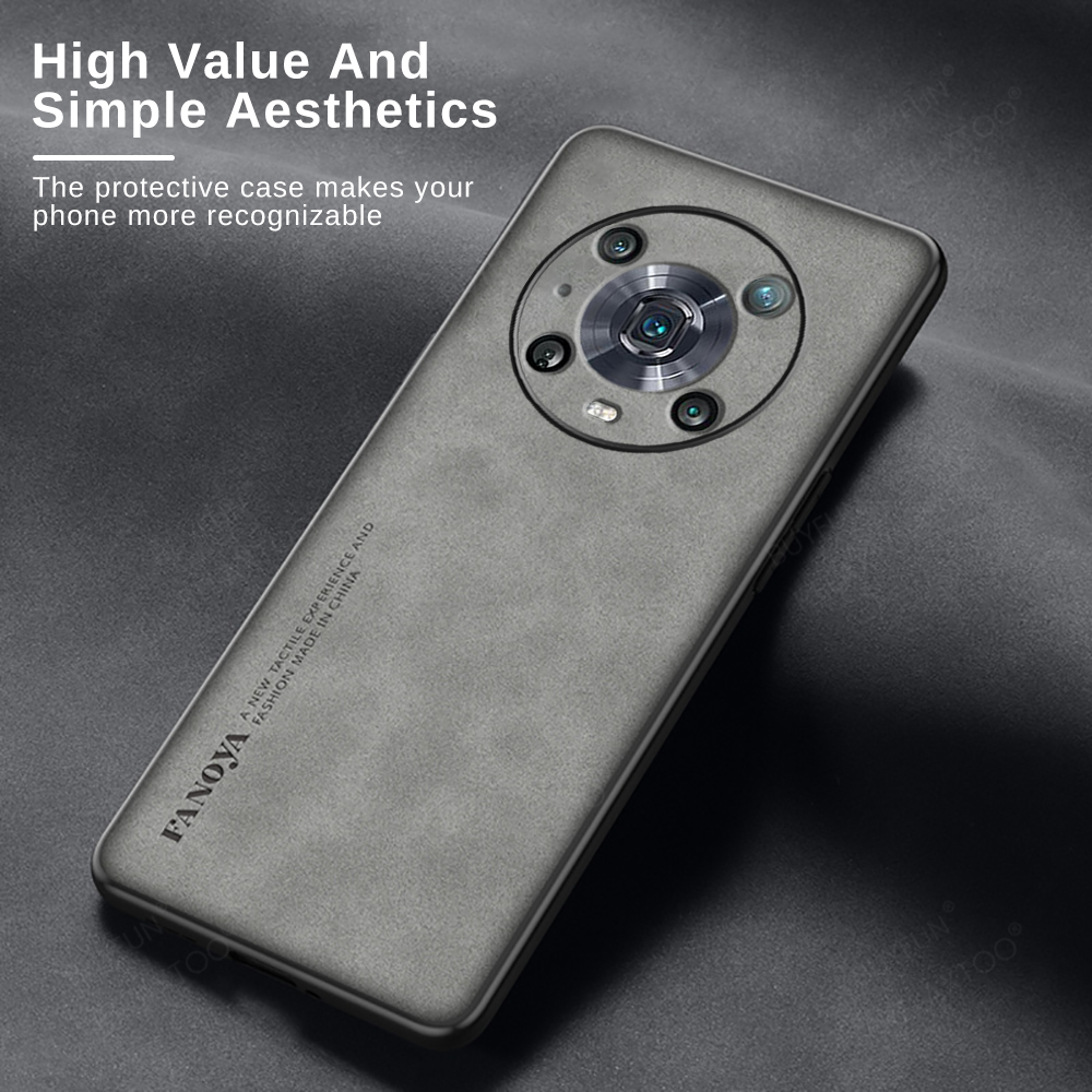 For Honor Magic4 Pro Phone Shockproof Cover Xonor Magic 4 Pro 4Pro Magic4 Lite Sheepskin Leather Soft Protective Case Fundas