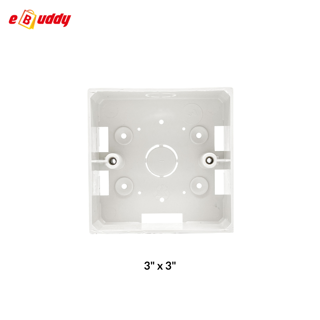 PVC Surface Type Nut Box / Electrical Use Switch Box / Conceal Type