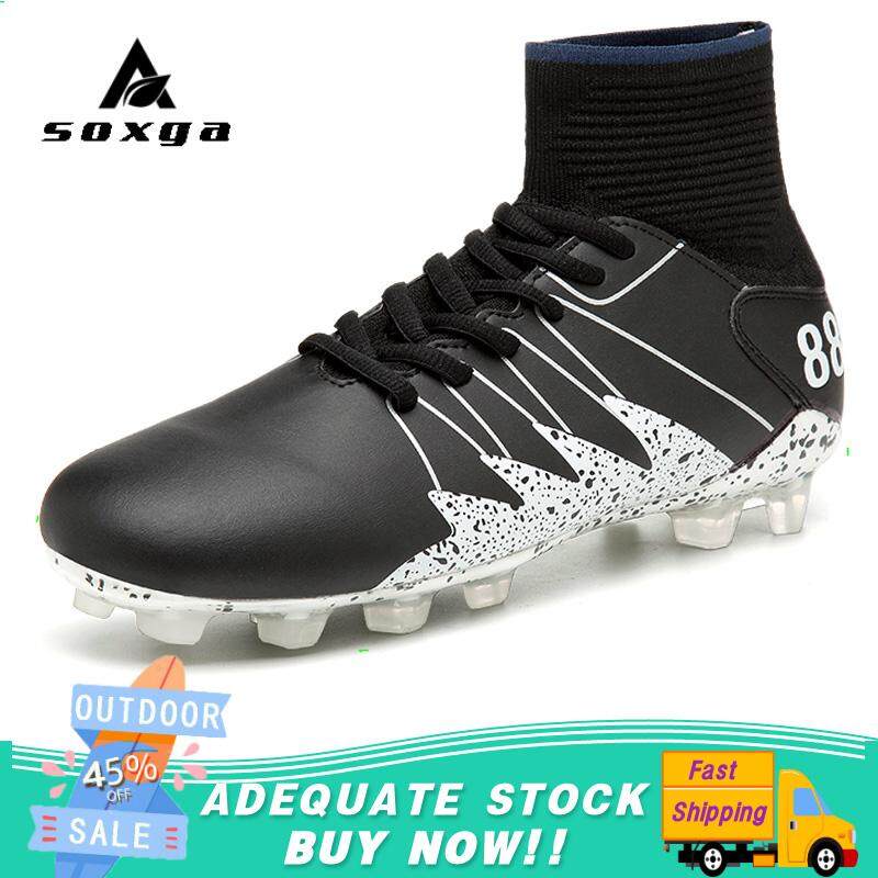 Soxga Outdoor Men Soccer Shoes Cleats Football Boots Long Spikes Sport Sneakers Size 35-44 {free Shipping} By Soxga