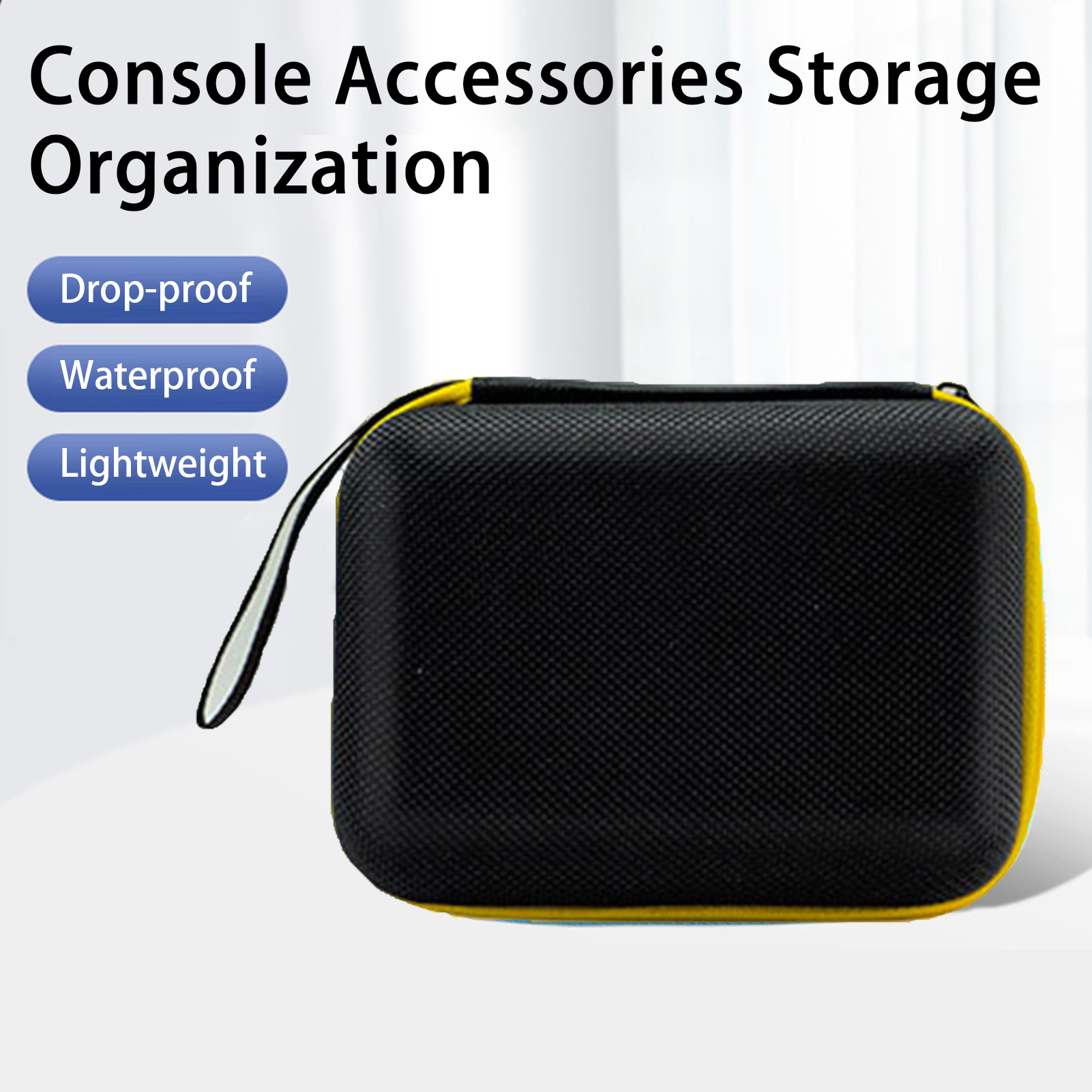 Storage Container Lightweight Drop-proof Shockproof Portable Waterproof Game Component EVA Game Console Storage Bag for Miyoo Mini Plus