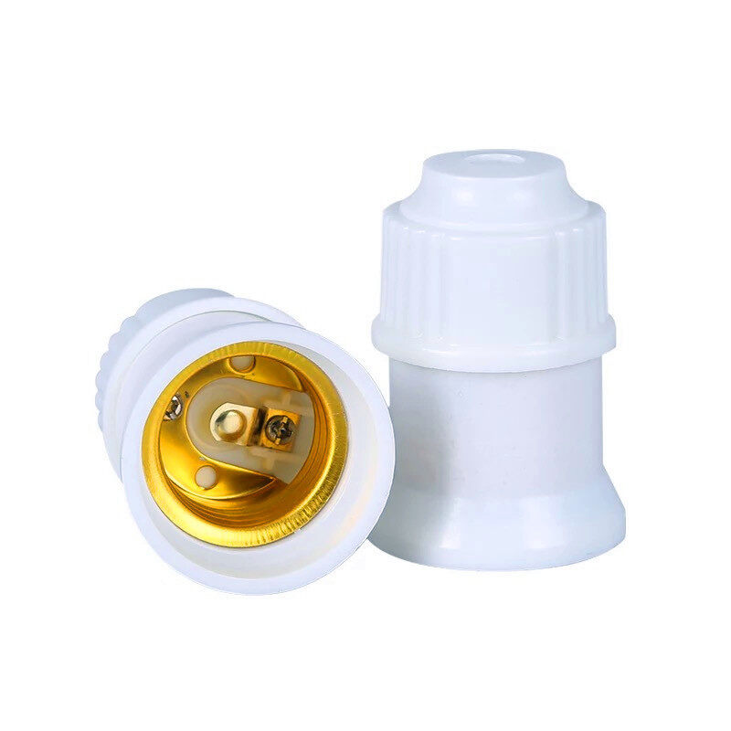 e27 led bulb lamp Holder with US plug switch E27 Screw light bulb LED Lamp socket