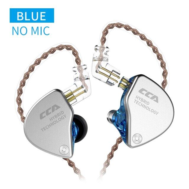 CA4 En 1DD + 1BA Auriculares Hibridos En El จอภาพ De Oreja 4 Unidad De Conduccion Cancelacion De Ruido Para Correr Auricul
