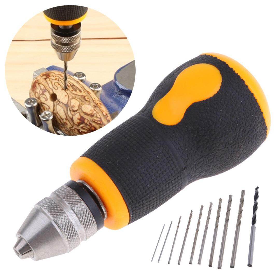 BOKALI Di Động Micro Mini Nhỏ Cầm Tay + 10 Chiếc Xoắn Khoan Dụng Cụ 0.8-3.0mm