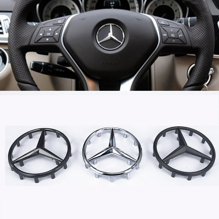 1 Piece 52mm 57mm Car Steering Wheel Center Logo Badge Emblem Decorative Interior Accessories For Mercedes Benz W210 W211 W124 W168 W176 Cla Clk Cls Gla Glcw203 W204 Lazada Singapore