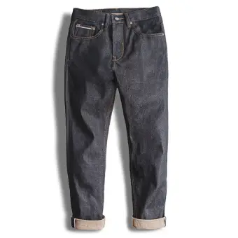 unwashed denim