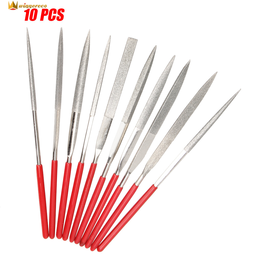10pcs 140mm Diamond Mini File Set Handy Tools for Ceramic Crafts