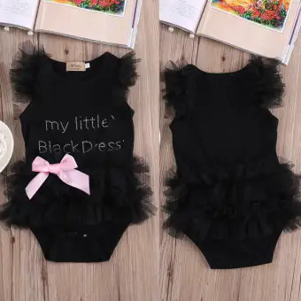 newborn black dress
