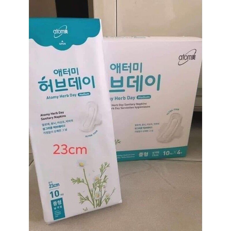 Atomy Herb Day Sanitary Napkin & Pantyliner (16cm/23cm/28cm) **NO BOX** KOREA IMPORTED Lazada