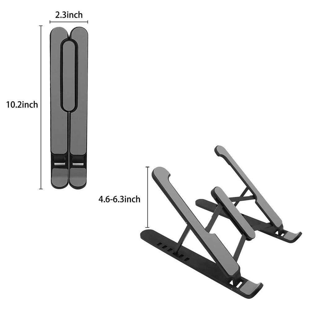 Zeallion Xách Tay Có Thể Gập Lại Máy Tính Xách Tay Đứng, Sổ Tay Hỗ Trợ Dành Cho Macbook Pro Giá Đỡ Máy Tính Xách Tay, Giá Đỡ Làm Mát Bằng Nhôm