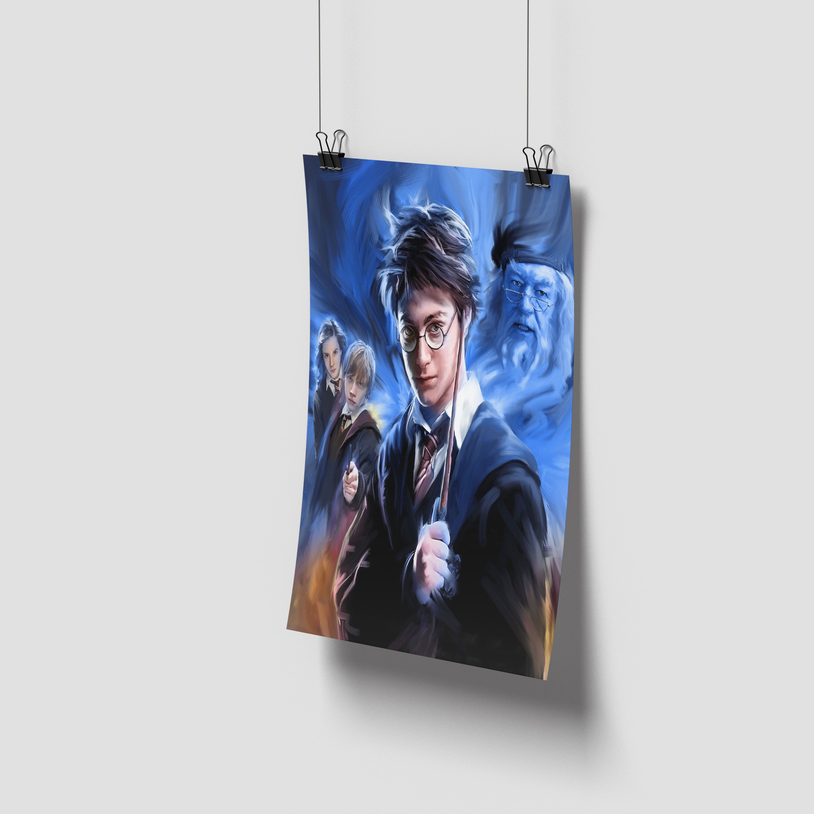 Harry Potter Poster movie Harry Potter Canvas Painting Harry Potter