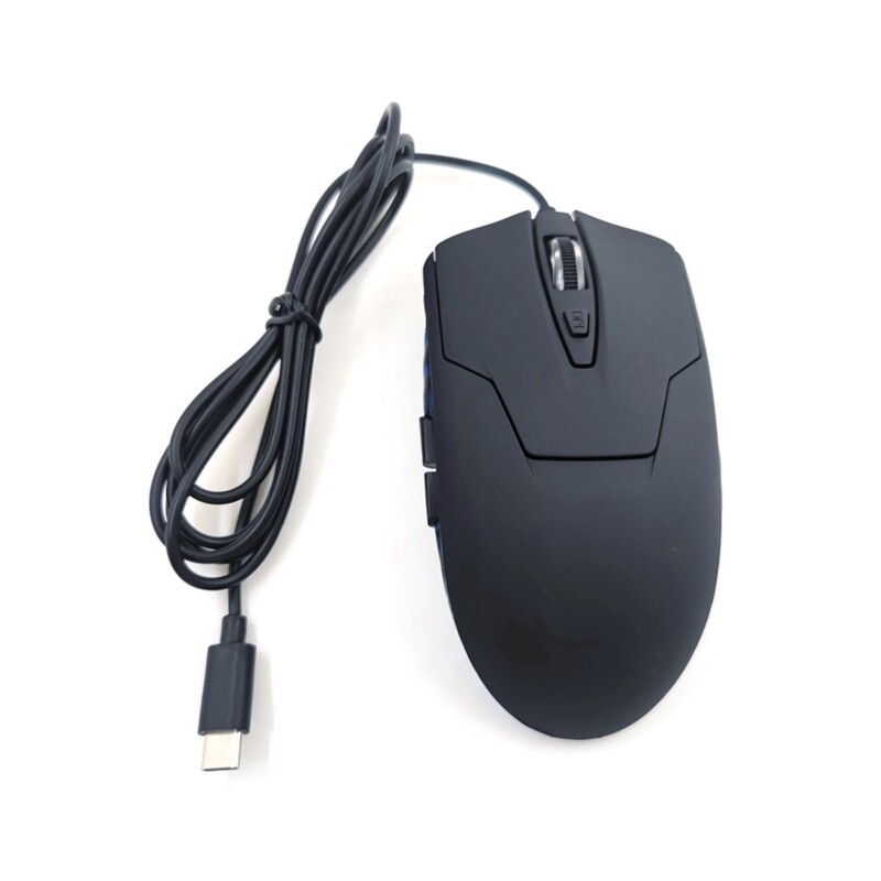 3D Type C Wired Mouse Gaming Mouse Silent Ergonomics Optical Mouse 2400 DPI Computer Mouse Gamer for PC/Laptop/Desktop