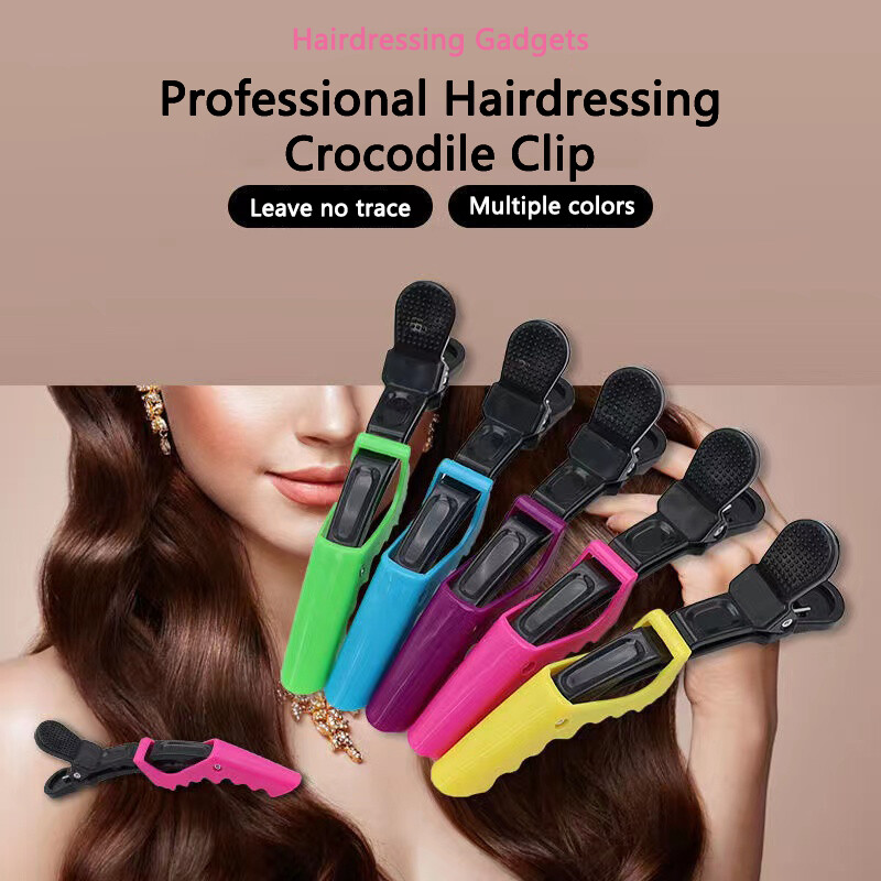 Bộ 6 Món Kẹp Mỏ Vịt Cho Thợ Cắt Tóc Kẹp Tóc Làm Tóc Dụng Cụ Salon