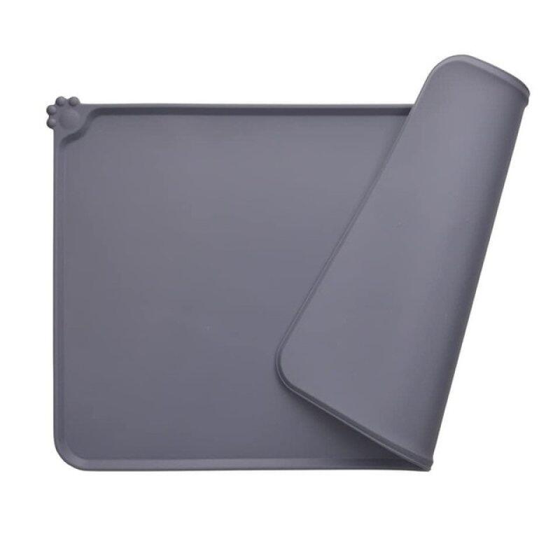 Thảm Ăn Cho Thú Nuôi Cho Chó Mèo Silicone Màu Trơn Không Thấm Nước Pet Đĩa Đồ Ăn Con Chó Cho Uống Nước Mat Placemat Dễ Giặt Phụ Kiện Cho Thú Cưng