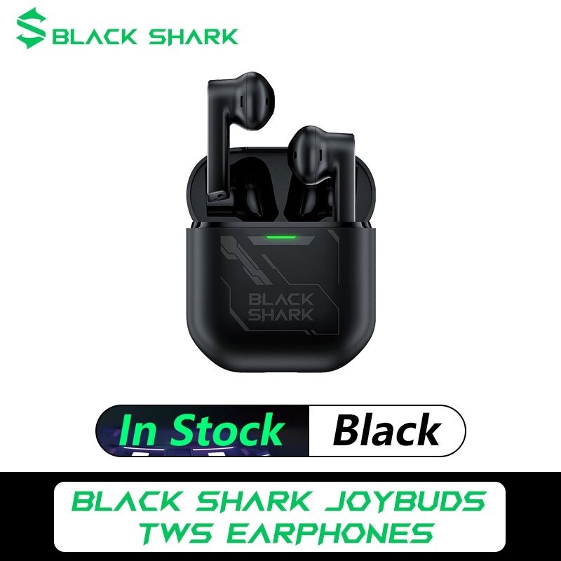 Black Shark JoyBuds TWS Earphones Ultra-low latency 14.2mm Driver Dual-mics ENC Bluetooth 5.2 Gaming Earbuds BlackShark