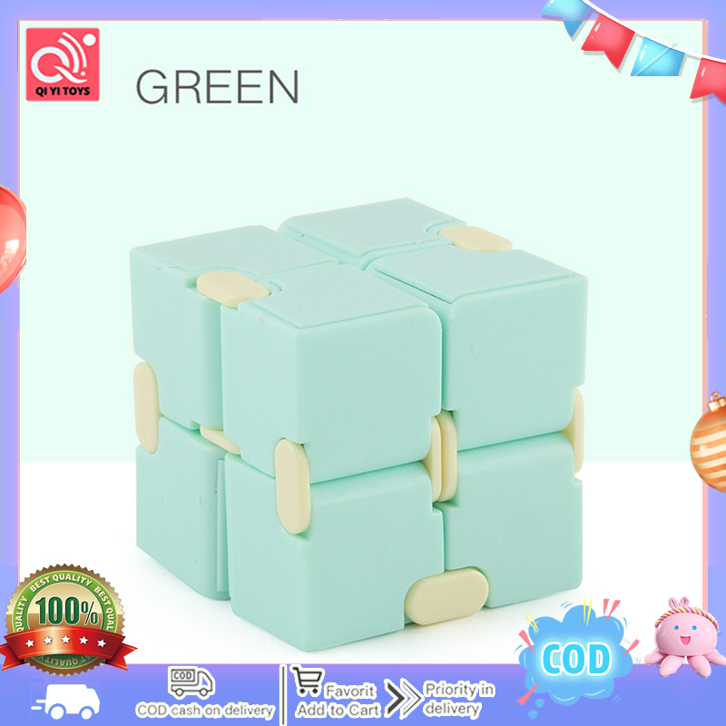 2x2 Magic Cube Pocket Flip Infinite Speed Cube Decompression Educational Toys For Children Birthday Gifts