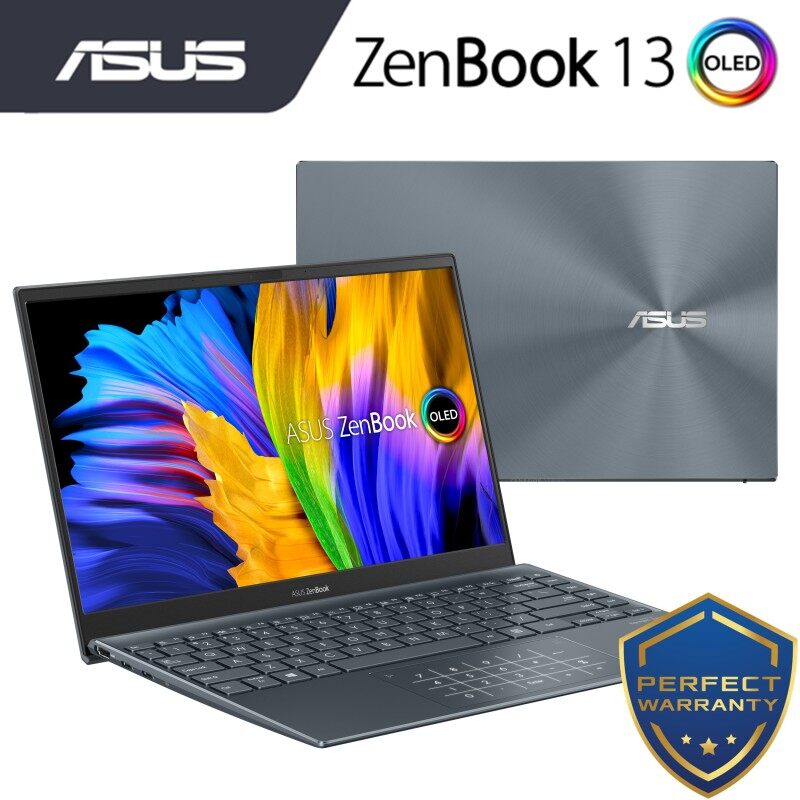 ASUS ZENBOOK 13 OLED (UX325E-AKG355TS)/ (UX325E-AKG501TS) /i5-1135G7/8GB DDR4/512GB SSD/13.3 FHD OLED/W10/2 Yrs Warranty Laptop Malaysia