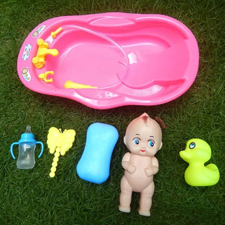 doll and bath set