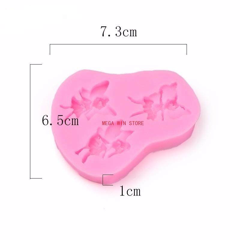 MEGA GIÀNH CHIẾN THẮNG STORE Ong Nhỏ Quốc Thiên Thần Nhỏ Khuôn Bánh DIY Silicone Fondant Dụng Cụ Nướng Bánh Sô Cô La Khuôn Mẫu