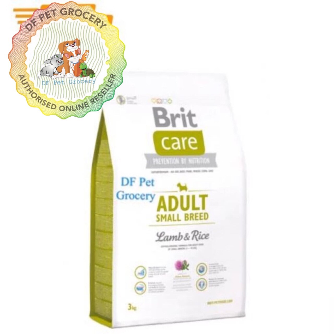 brit care adult small breed lamb & rice