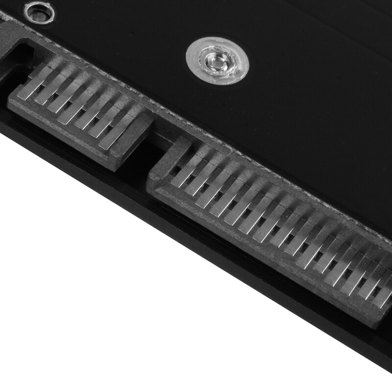 Black B + M key Socket 2 M.2 NGFF (SATA) SSD to 2.5 SATA Adapter Card with Case