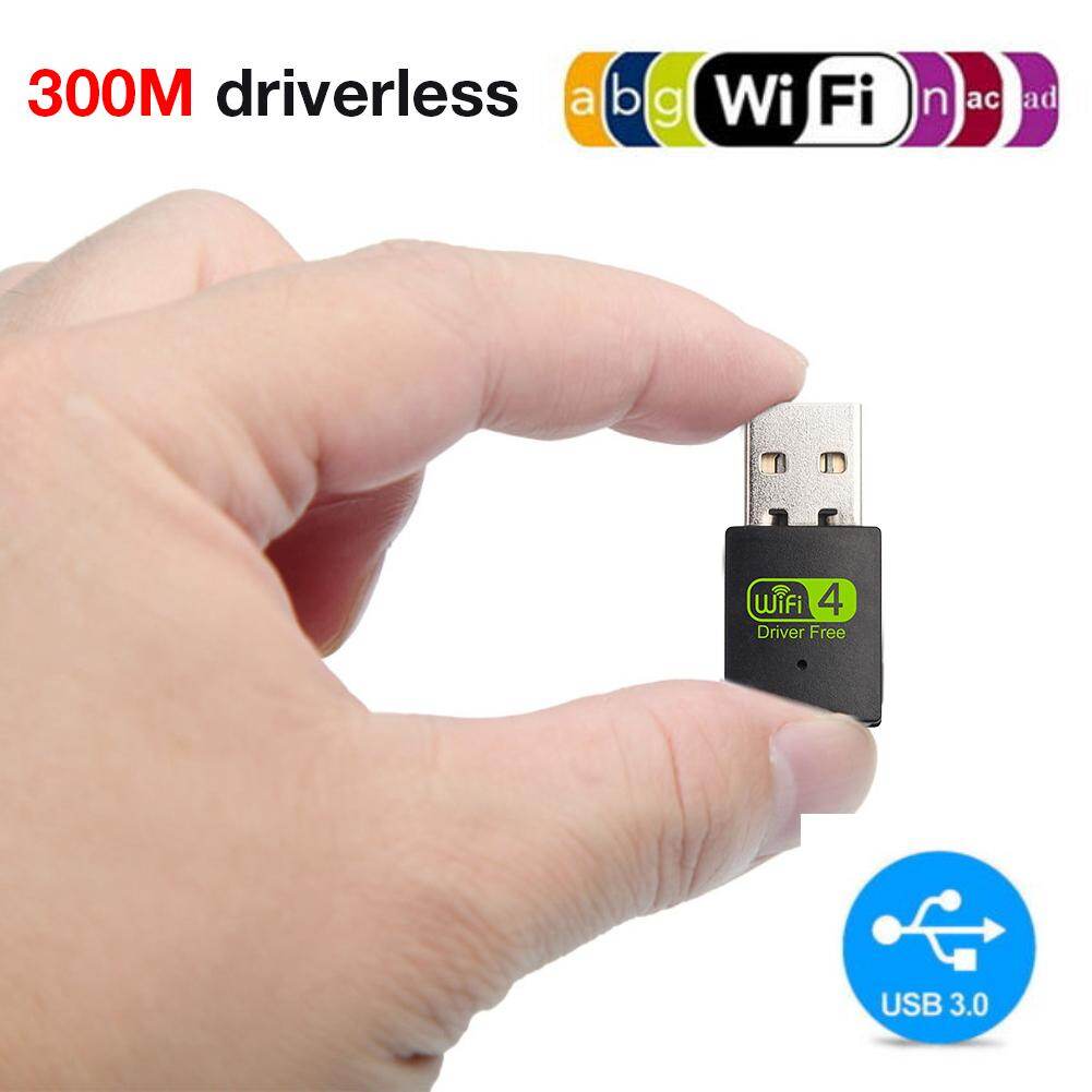 【In Stock】Heyapan Thẻ Mạng Không Dây Usb Mini Bộ Thu Wifi Không Dây 300M Bộ Chuyển Đổi Wifi Usb