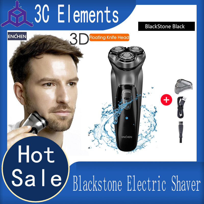 ENCHEN Blackstone Electric Shaver for Men USB Rechargeable Wet Dry ...