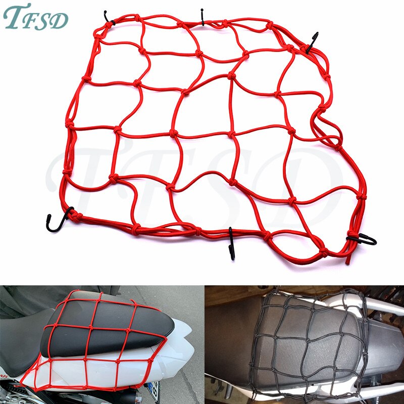 Universal bungee net motorcycle grid storage helmet cargo organization net for DUCATI MONSTER S2R 800 MONSTER S2R800
