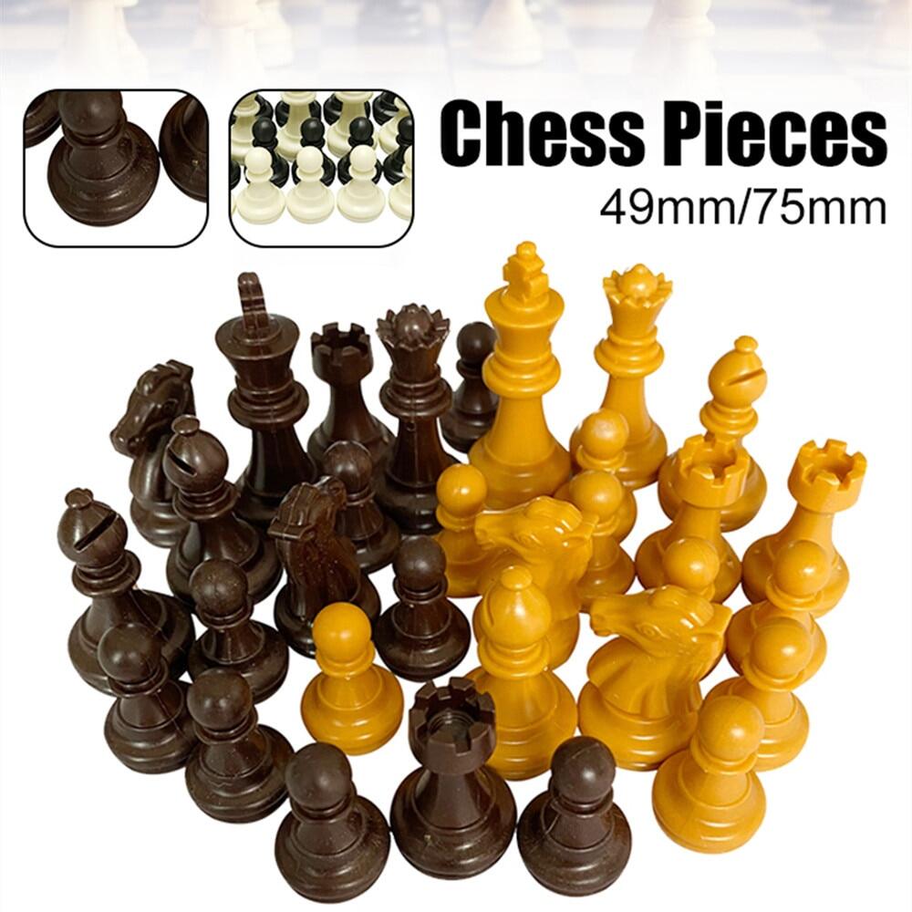 Light TAN 2 PAWNS Plastic Replacement Chess Piece 