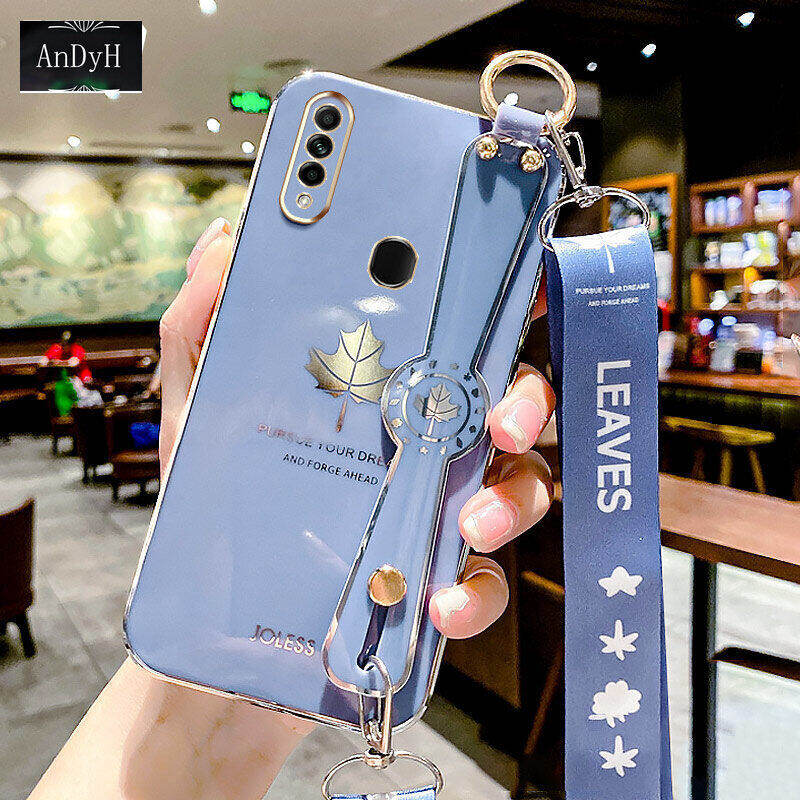 AnDyH New Wristband Phone Case For OPPO A31 2020 Popular Straight Edge ...