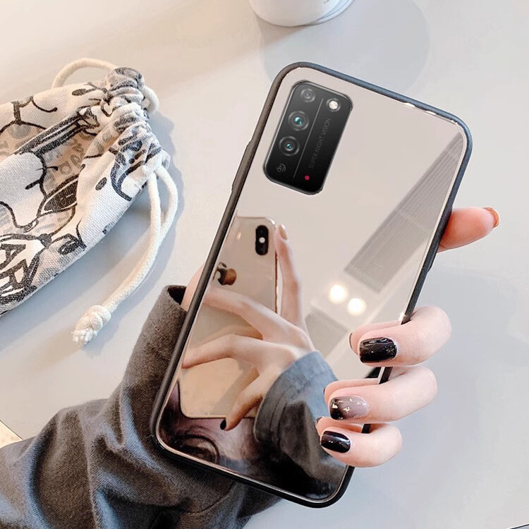CrashStar Fashion Mirror Phone Case For Samsung Galaxy S24 Ultra S23 + S22 S21 Plus S20 FE A54 A53 A51 A71 A50 A70 A01 A21 A30S A20 A30 A10S Note 20 10 Plus Simple Phone Cover​ Casing Shell Hot Sale