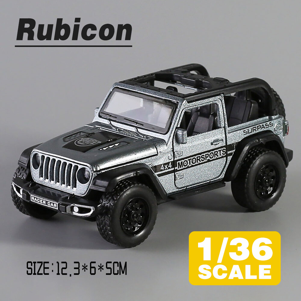 LEO 1:36 Jeep Wrangler Rubicon Metal Diecast Alloy Toy Car Model