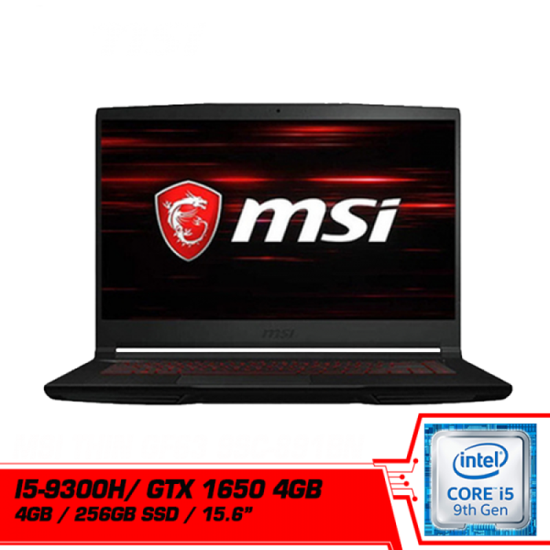 MSI GF63 THIN 9SC-891BN GAMING LAPTOP (I5-9300H+HM370/4GB/256GB SSD/15.6 FHD/4GB GTX 1650 MAXQ/W10/2YRS) + BACKPACK Malaysia