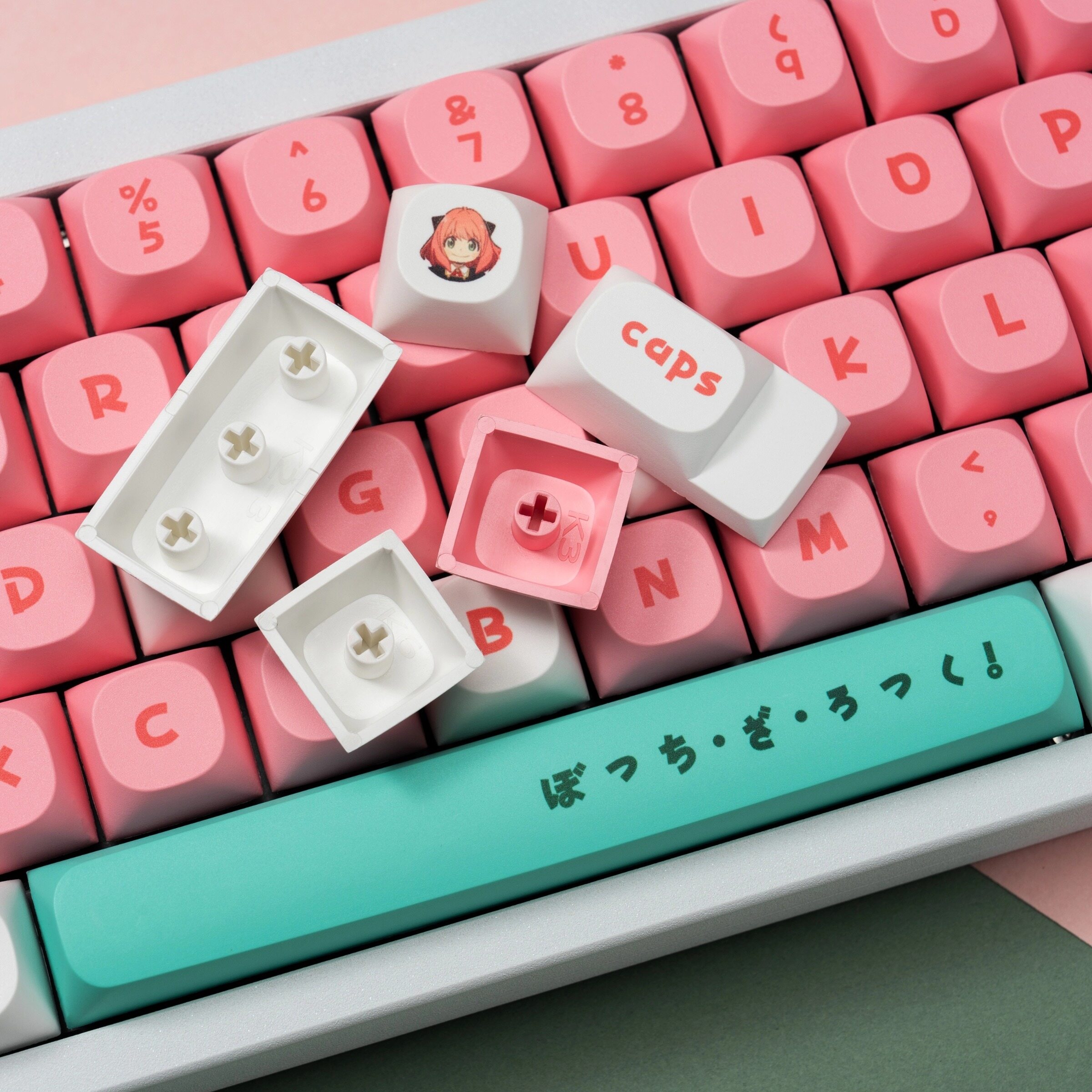 125 Keys mechanical keyboard keycaps PBT Dye sublimation MA profile keycap