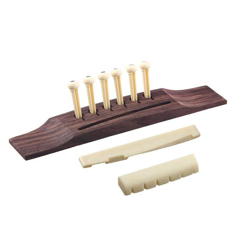 6 Pieces Bridge Pins/Saddle/Nut Abalone Dots for Acoustic Guitar - Red + reddish brown Malaysia