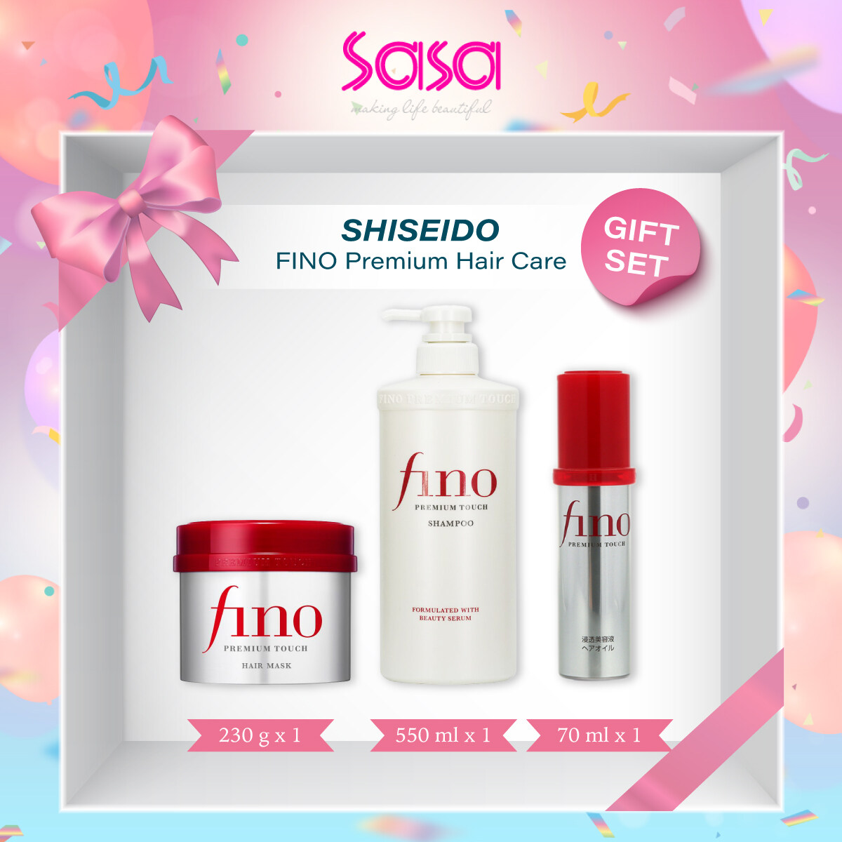 Fino Premium Touch Shampoo 550ml | Lazada