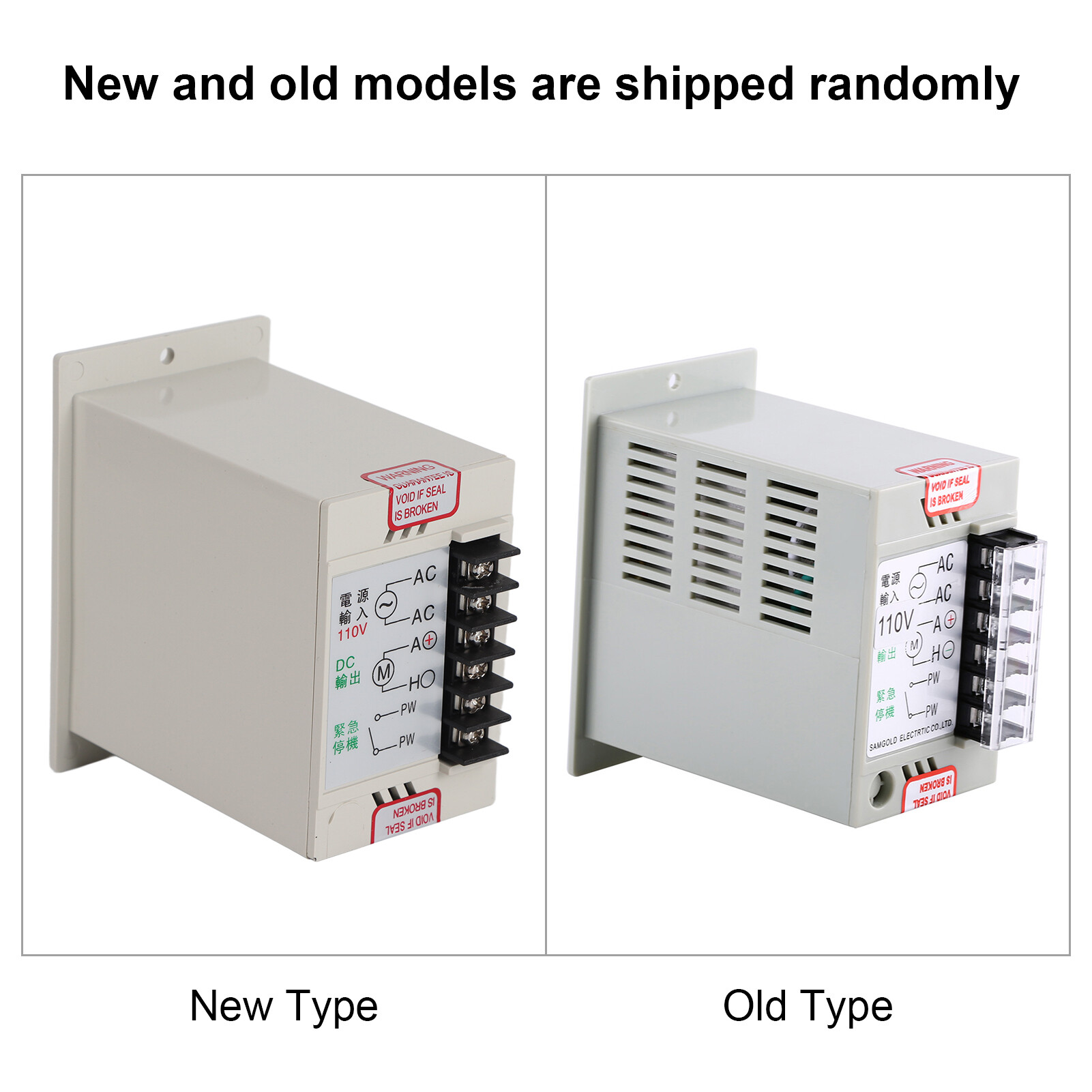 24V-90VMotor Speed Controller Adjustable Single Phase Motor Speed Controller 0.02 - 400w Input AC 110V for 24V 36V 90V DC motors