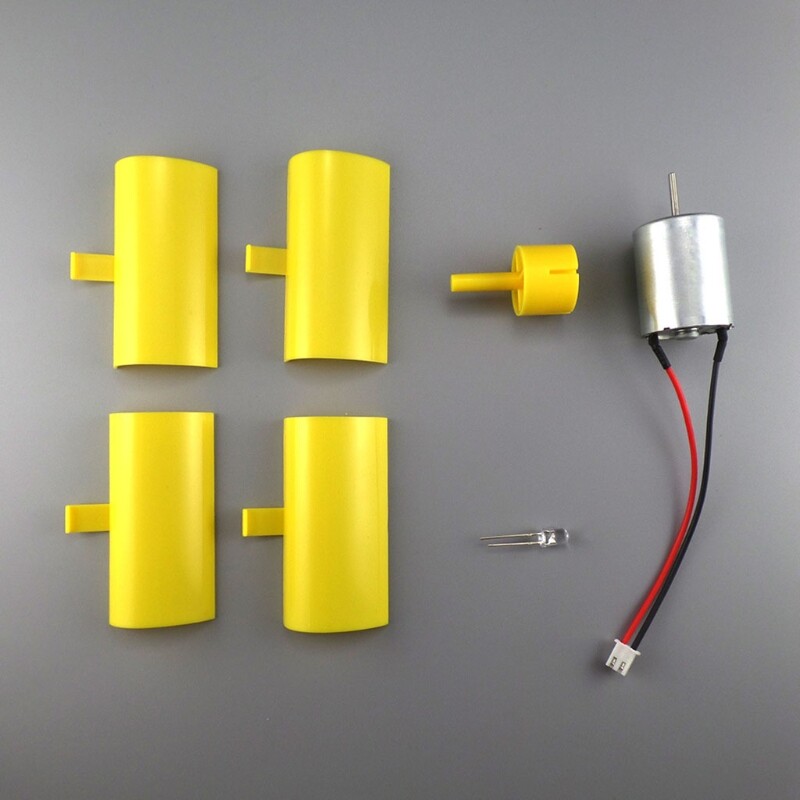 Mini Wind Vertical Turbine Generator Model for Teaching Physical Power Generation Principle for DIY Science Education