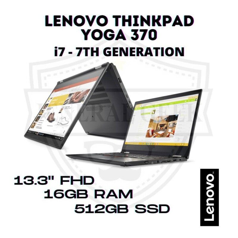 Lenovo ThinkPad Yoga 370 4G LTE/Core i7-7 gen /16GB RAM/512 GB SSD/13.3 Touch/Business convertible /Win11 Pro/3 Months Warranty Malaysia